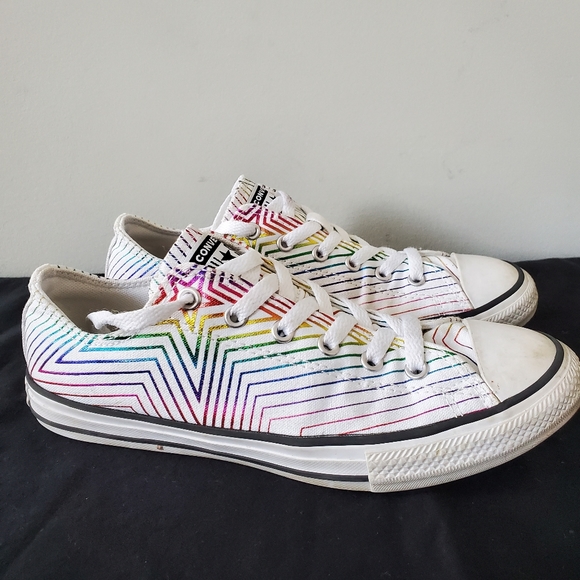 Converse Shoes - CONVERSE ALL STAR Women's Iridescent Shooting Star Low Top Sneakers, Shoes